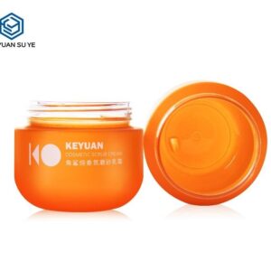 KY033-1PJ - Hũ Nhựa PET 250ml Màu Cam Đựng Kem Dưỡng, Dầu Xả