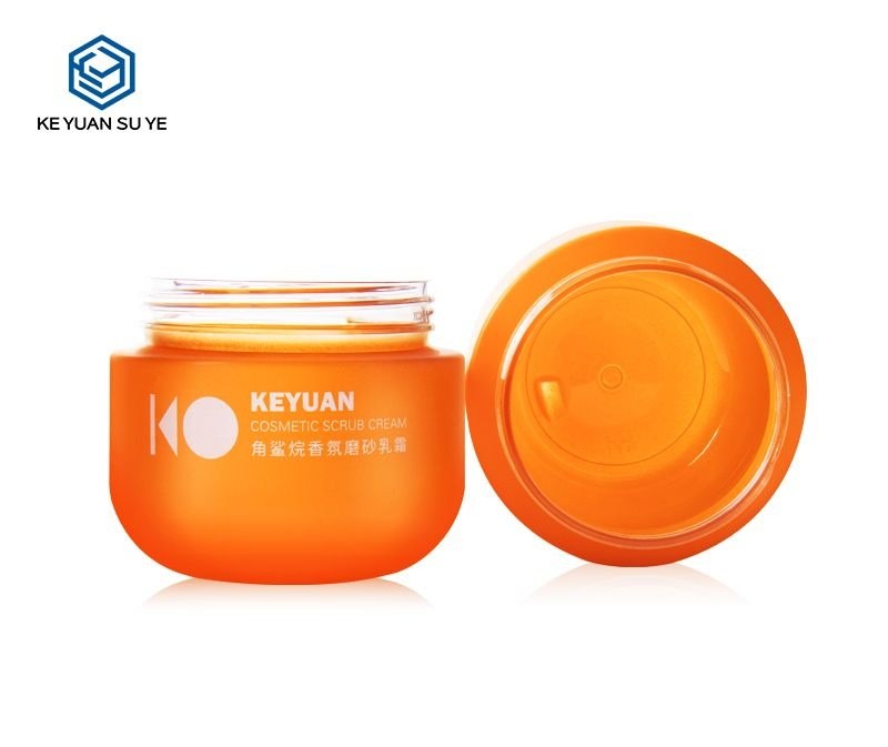 KY033-1PJ - Hũ Nhựa PET 250ml Màu Cam Đựng Kem Dưỡng, Dầu Xả