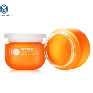 KY033-1PJ - Hũ Nhựa PET 250ml Màu Cam Đựng Kem Dưỡng, Dầu Xả