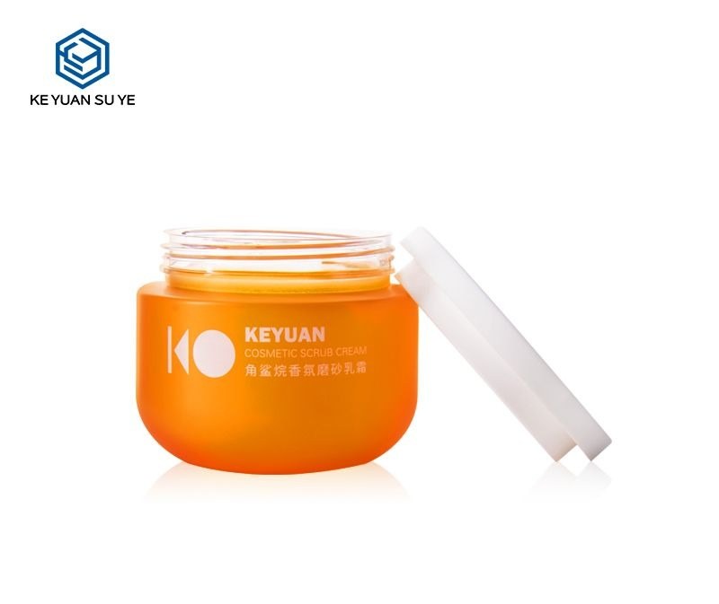 KY033-1PJ - Hũ Nhựa PET 250ml Màu Cam Đựng Kem Dưỡng, Dầu Xả