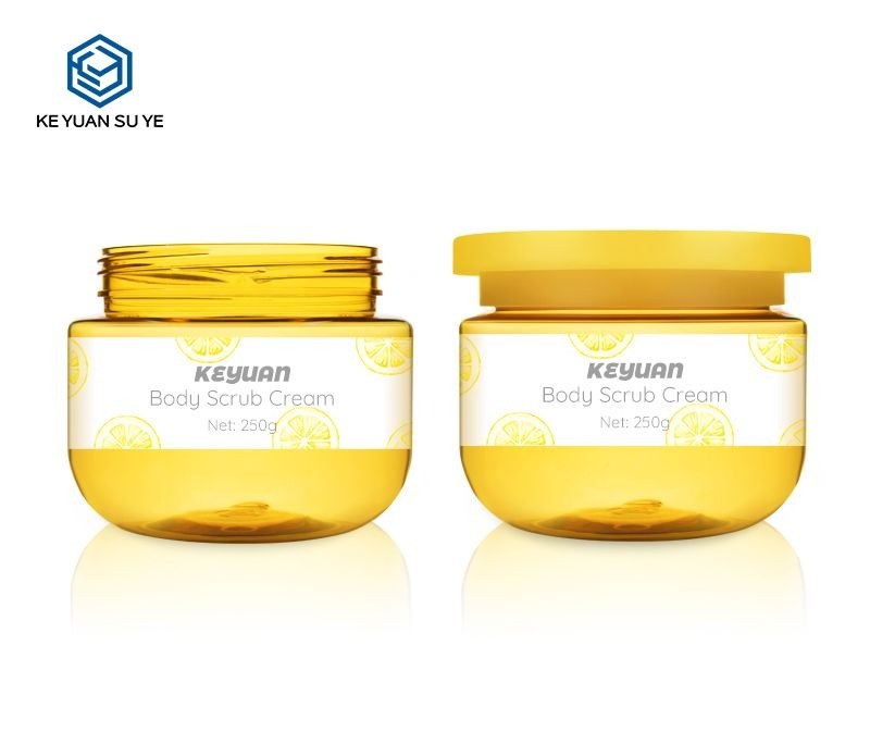 KY035PJ - Hu Kem Nhua PET 250ml Nap Van (Vang - Do)