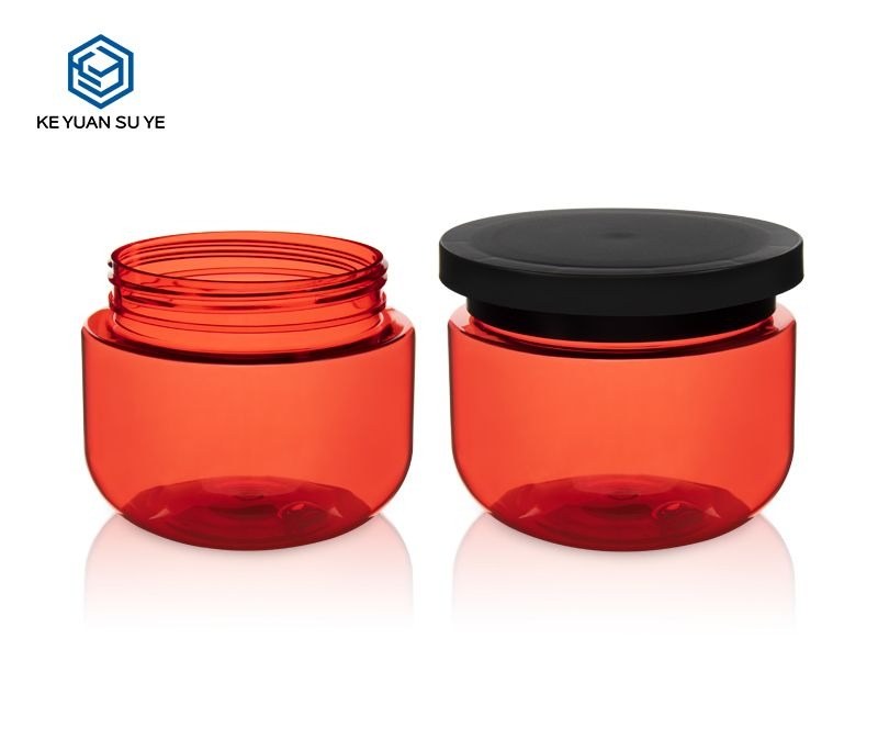 KY035PJ - Hu Kem Nhua PET 250ml Nap Van (Vang - Do)