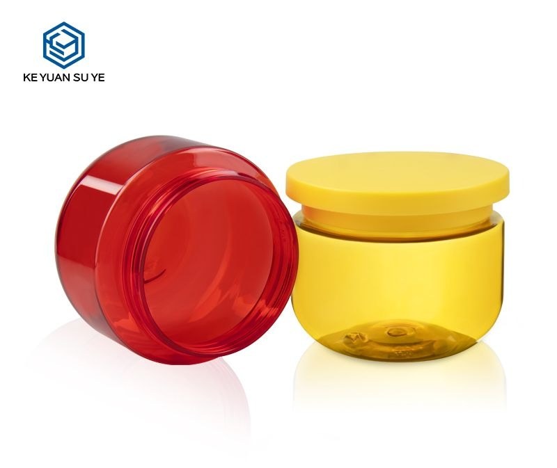 KY035PJ - Hu Kem Nhua PET 250ml Nap Van (Vang - Do)