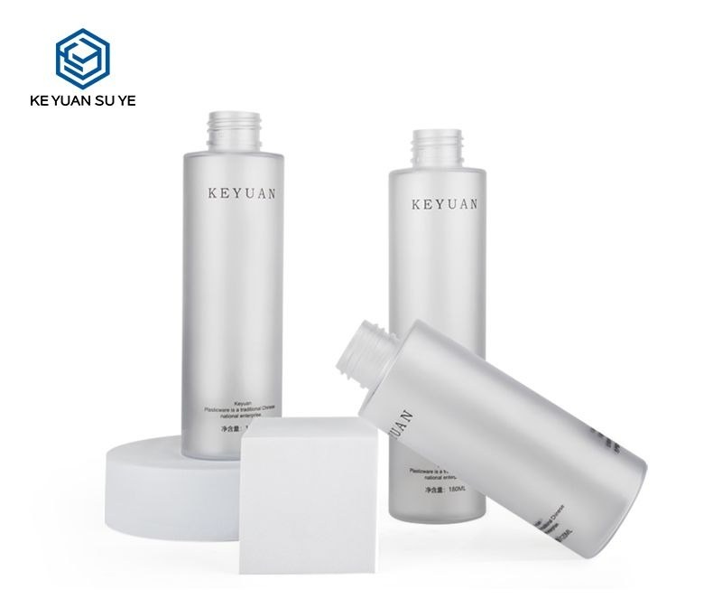 KY039 - Chai Nhựa PET Đựng Nước Hoa Hồng/Toner Mờ Nắp Bạc Chống UV