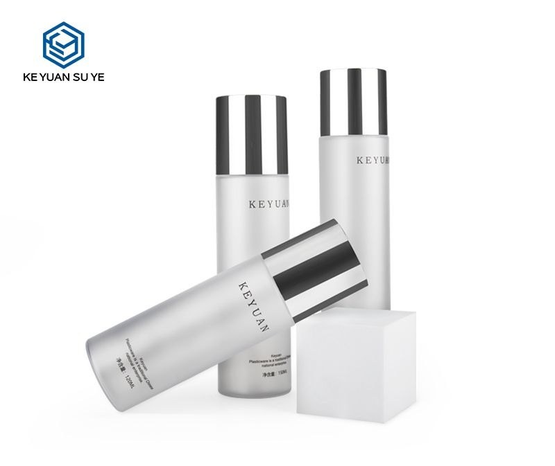 KY039 - Chai Nhựa PET Đựng Nước Hoa Hồng/Toner Mờ Nắp Bạc Chống UV