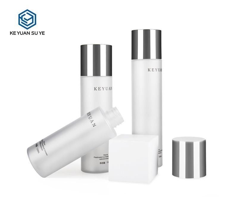 KY039 - Chai Nhựa PET Đựng Nước Hoa Hồng/Toner Mờ Nắp Bạc Chống UV