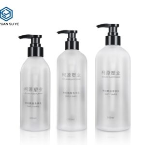 KY042 - Chai Nhựa PET Bơm Gia Đình Nhám Trong Mờ 300ml/320ml/500ml