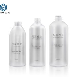 KY042 - Chai Nhựa PET Bơm Gia Đình Nhám Trong Mờ 300ml/320ml/500ml