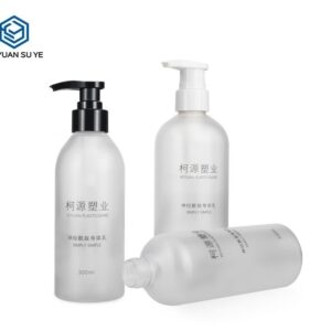 KY042 - Chai Nhựa PET Bơm Gia Đình Nhám Trong Mờ 300ml/320ml/500ml