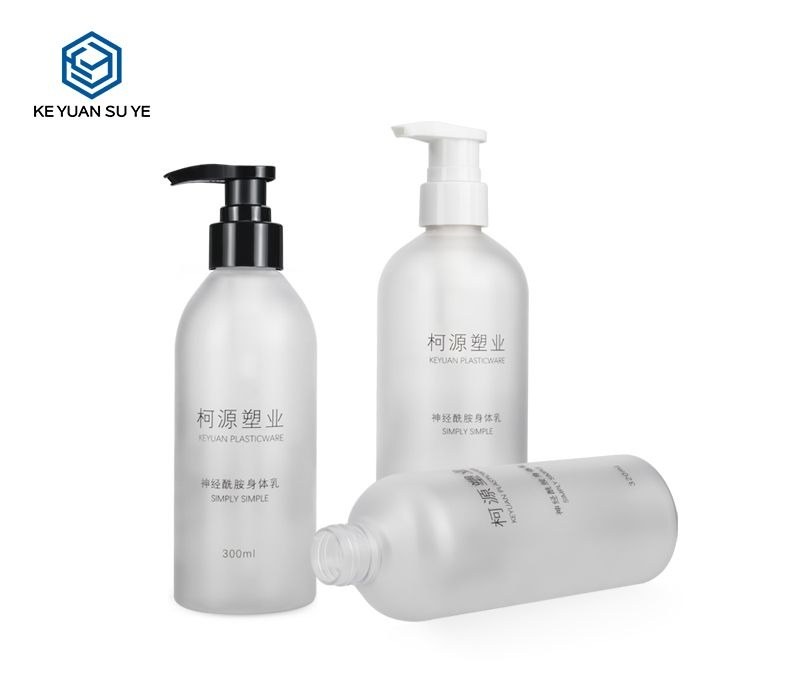 KY042 - Chai Nhựa PET Bơm Gia Đình Nhám Trong Mờ 300ml/320ml/500ml