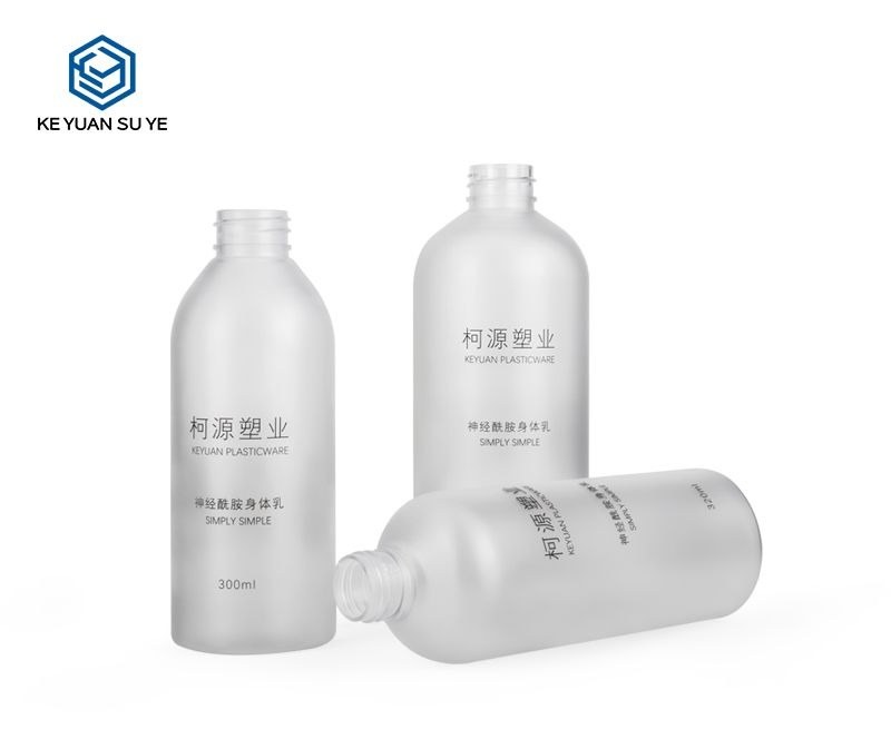 KY042 - Chai Nhựa PET Bơm Gia Đình Nhám Trong Mờ 300ml/320ml/500ml