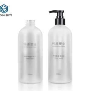 KY042 - Chai Nhựa PET Bơm Gia Đình Nhám Trong Mờ 300ml/320ml/500ml