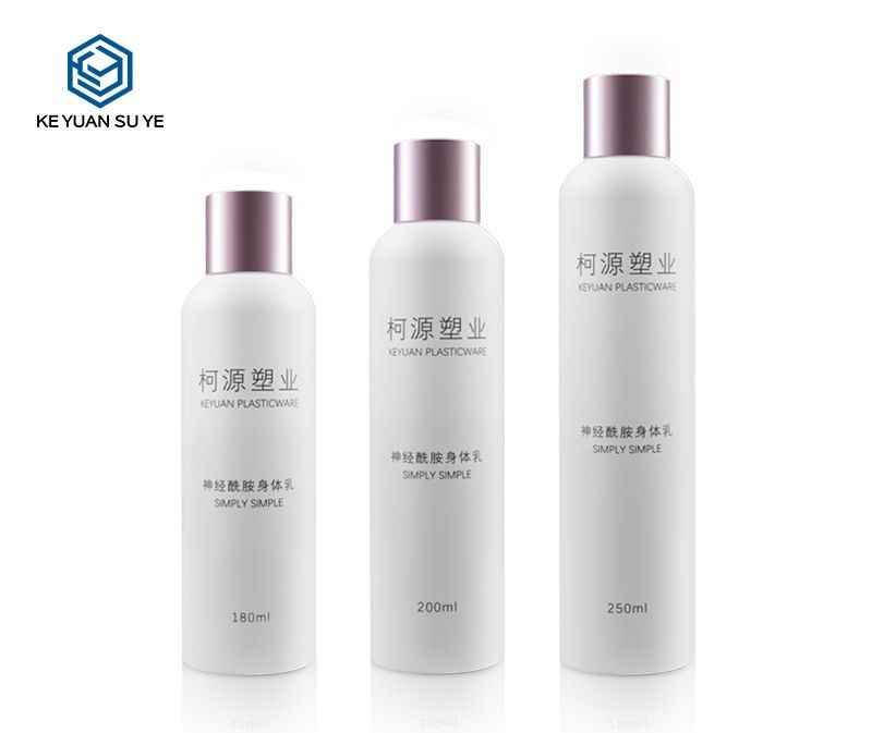 KY044 - Chai Nhựa PET Đựng Toner Trắng Nhám Nắp Vặn Rose Gold