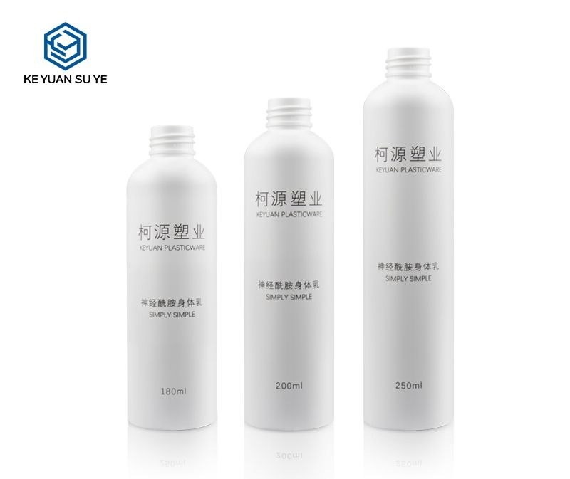 KY044 - Chai Nhựa PET Đựng Toner Trắng Nhám Nắp Vặn Rose Gold