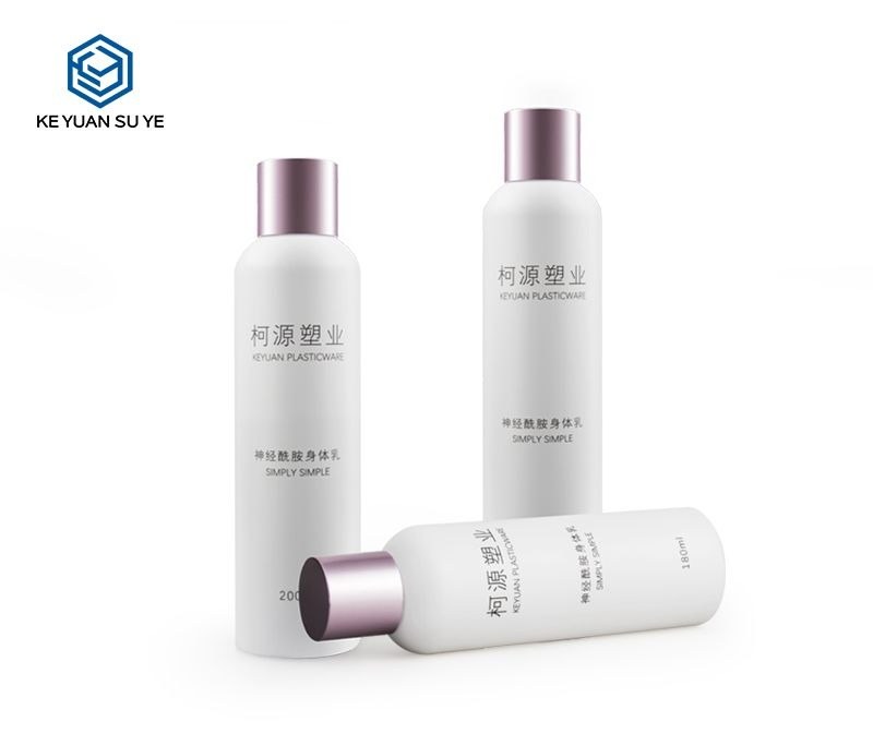 KY044 - Chai Nhựa PET Đựng Toner Trắng Nhám Nắp Vặn Rose Gold