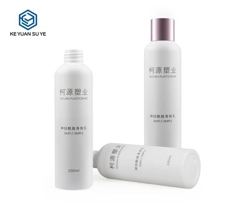 KY044 - Chai Nhựa PET Đựng Toner Trắng Nhám Nắp Vặn Rose Gold