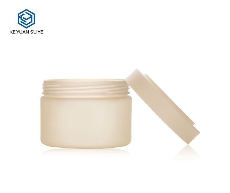 KY048PJ - Hũ Nhựa Đựng Kem Dưỡng Trắng Da 250ml Chất Liệu HDPE Màu Nude