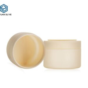 KY048PJ - Hũ Nhựa Đựng Kem Dưỡng Trắng Da 250ml Chất Liệu HDPE Màu Nude
