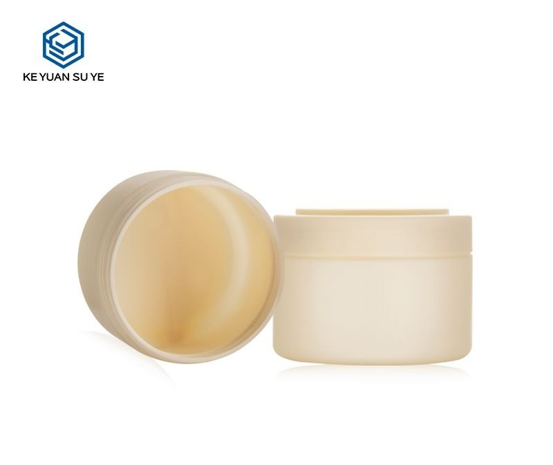 KY048PJ - Hũ Nhựa Đựng Kem Dưỡng Trắng Da 250ml Chất Liệu HDPE Màu Nude