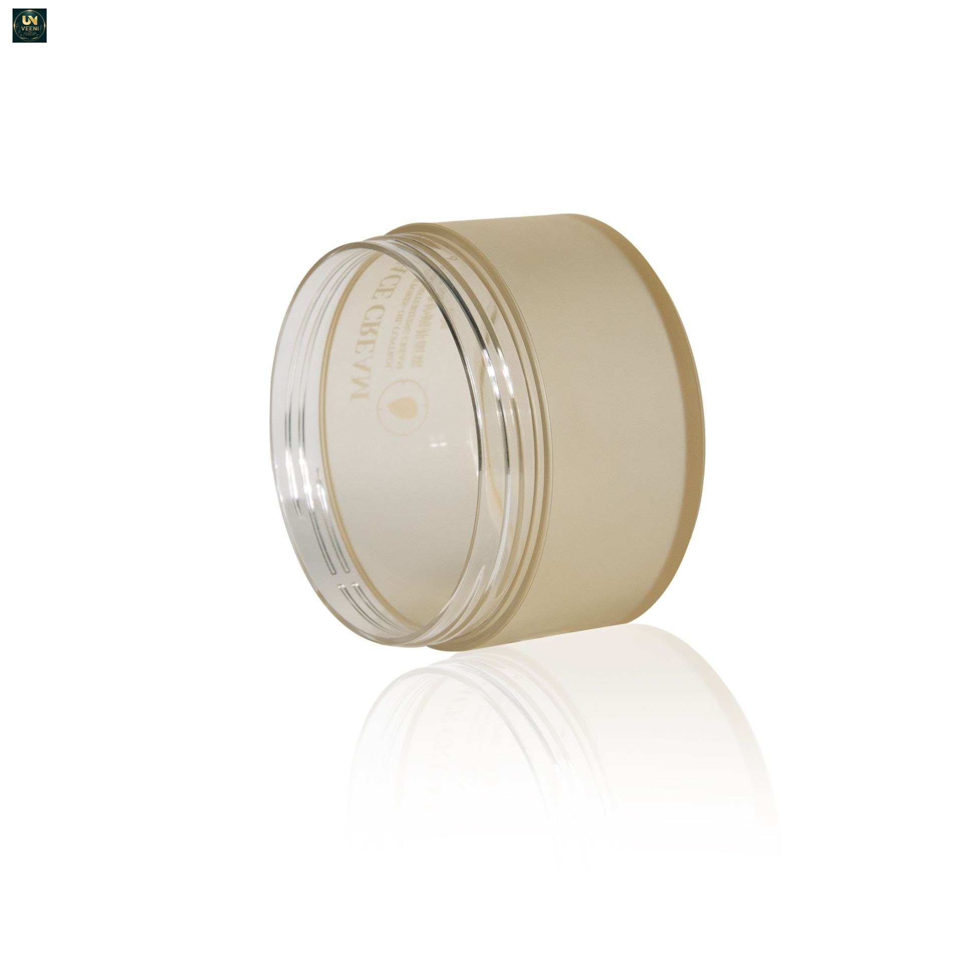 KY052-11PJ - Hu kem my pham 2 lop cao cap mau vang, dung tich 5-500ml