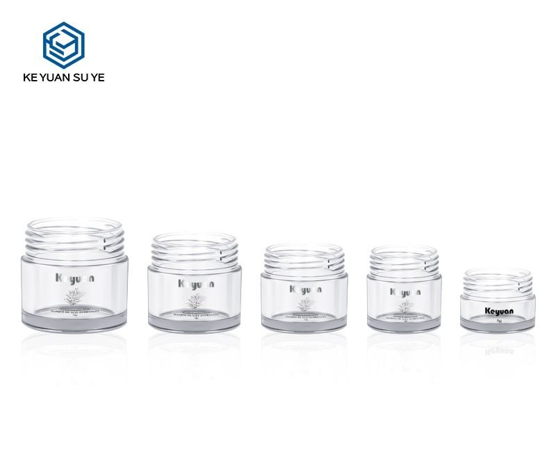KY052-3#Jar - Hu Nhua PET Trong Suot Dung Tich Nho 5-30ml Dung Kem Duong, Kem Mat