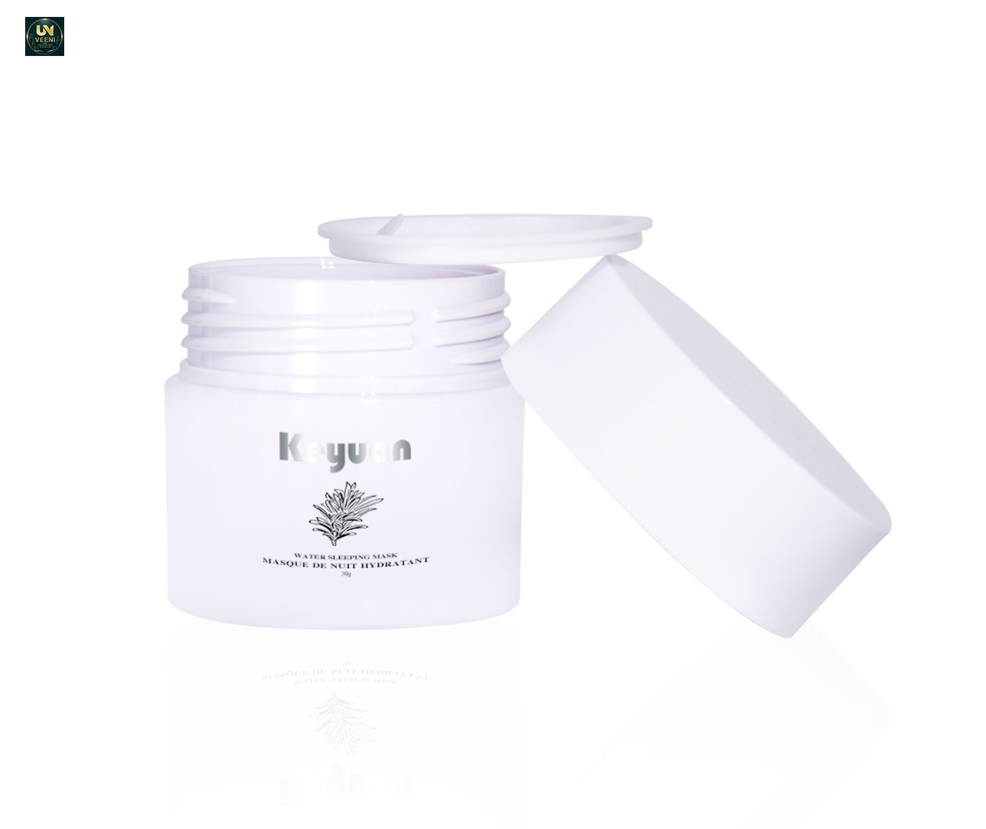 KY052-5PJ - Hũ Kem Nhựa Trắng Dung Tích Nhỏ 5-30ml