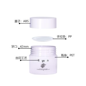KY052-5PJ - Hũ Kem Nhựa Trắng Dung Tích Nhỏ 5-30ml