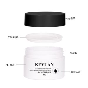 KY052-9PJ - Hũ Nhựa Đựng Kem Dưỡng Mặt Nắp Đen