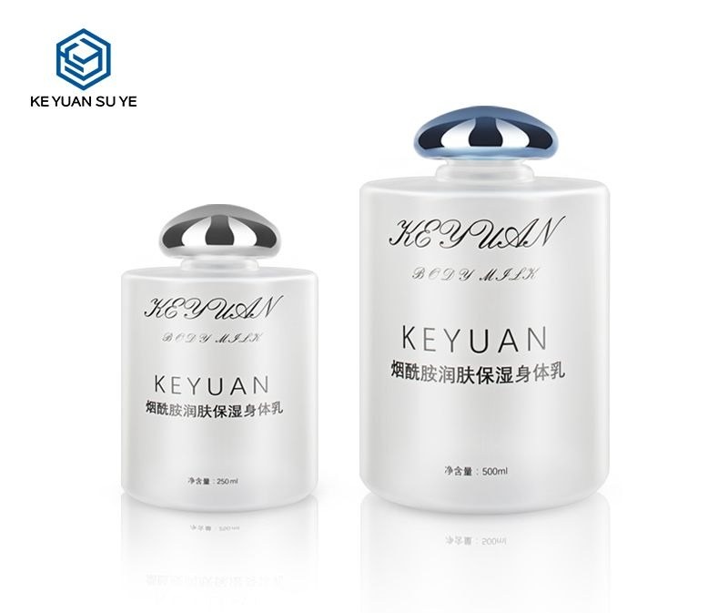 KY052 - Chai Lotion Nhựa PET Phủ Nhám Cao Cấp, Nắp UV Hình Nấm