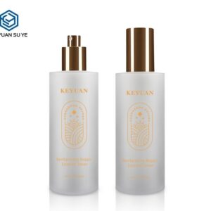 KY056 - Chai Xịt Sương PET Mờ Trong Vai Tròn, Đầu Xịt UV Chăm Sóc Da