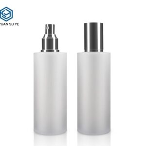 KY056 - Chai Xịt Sương PET Mờ Trong Vai Tròn, Đầu Xịt UV Chăm Sóc Da