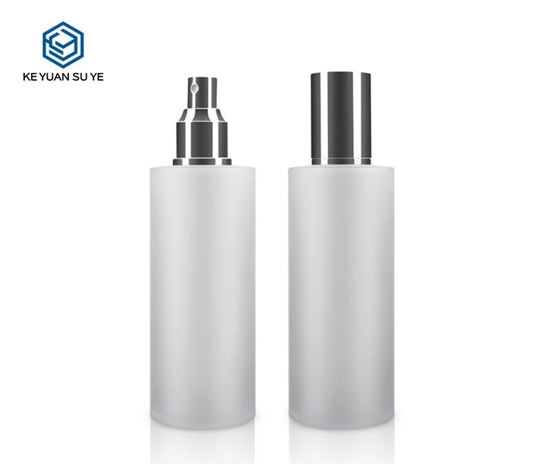 KY056 - Chai Xịt Sương PET Mờ Trong Vai Tròn, Đầu Xịt UV Chăm Sóc Da