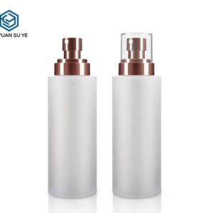 KY056 - Chai Xịt Sương PET Mờ Trong Vai Tròn, Đầu Xịt UV Chăm Sóc Da
