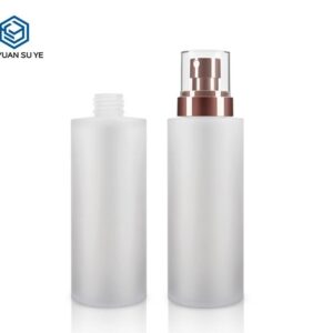 KY056 - Chai Xịt Sương PET Mờ Trong Vai Tròn, Đầu Xịt UV Chăm Sóc Da