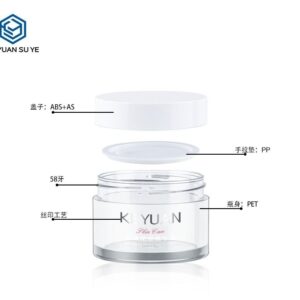 KY059-5PJ - Hũ Kem Dưỡng Mặt Nhựa PET Trong Suốt 50g