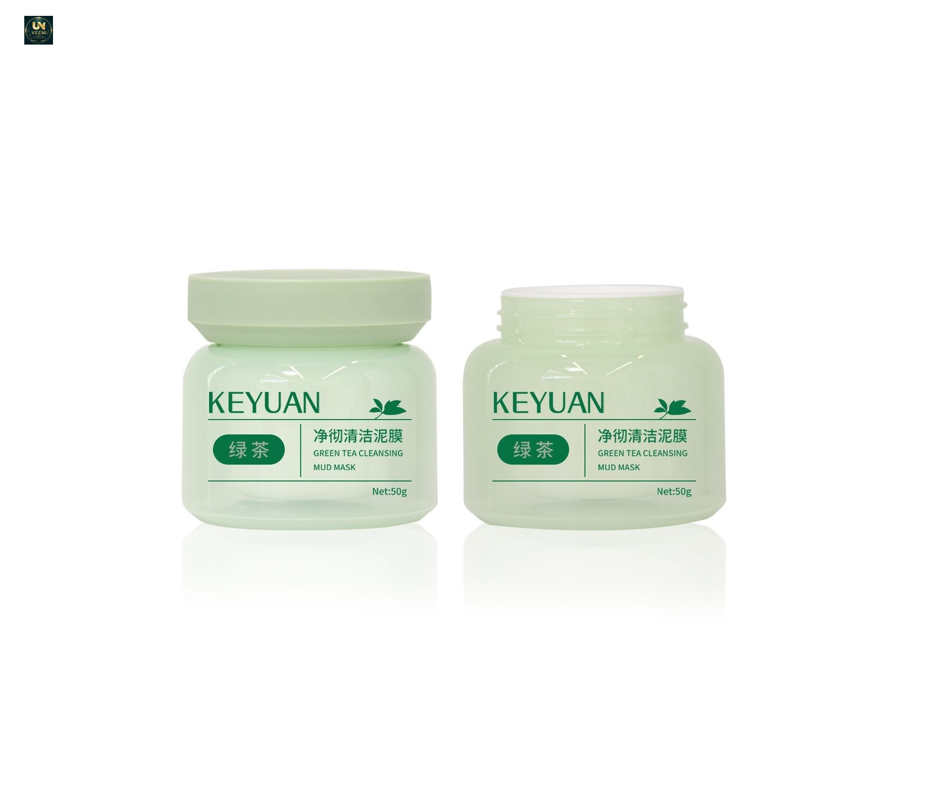 KY060-1PJ - Hu Kem My Pham Nhua PET Cao Cap 50ml/100ml Tuy Chinh