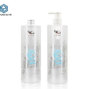 KY061 - Chai Nhựa PET 500ml Đầu Bơm Lotion, Hoàn Thiện Nhám Phong Cách Trung Hoa