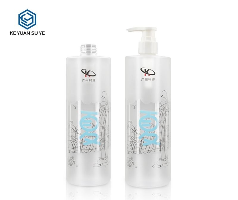 KY061 - Chai Nhựa PET 500ml Đầu Bơm Lotion, Hoàn Thiện Nhám Phong Cách Trung Hoa