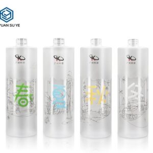 KY061 - Chai Nhựa PET 500ml Đầu Bơm Lotion, Hoàn Thiện Nhám Phong Cách Trung Hoa