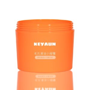 KY064PJ - Hũ Nhựa PP Miệng Rộng 250ml Màu Cam Đựng Kem Body & Tẩy Tế Bào Chết