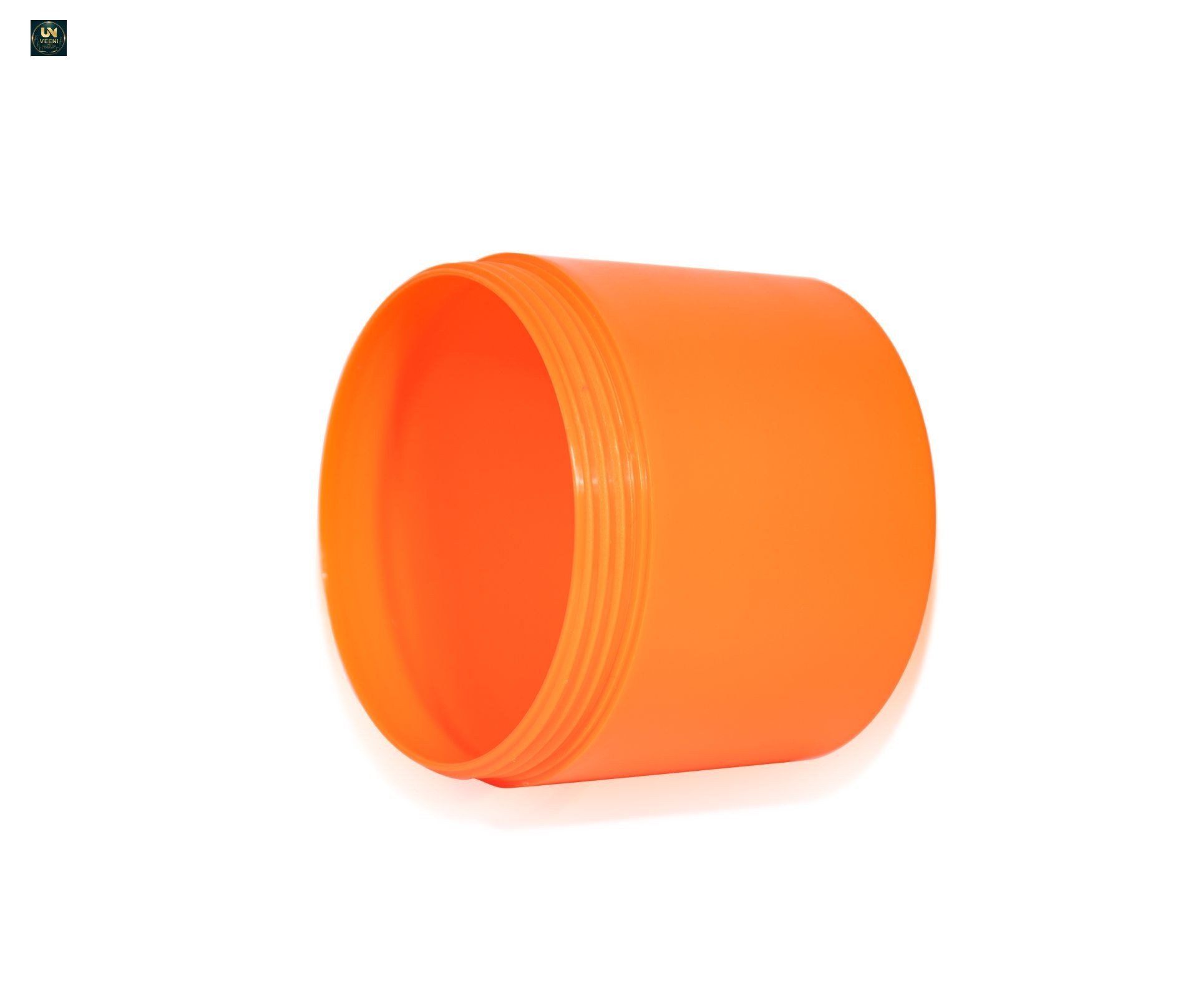 KY064PJ - Hũ Nhựa PP Miệng Rộng 250ml Màu Cam Đựng Kem Body & Tẩy Tế Bào Chết