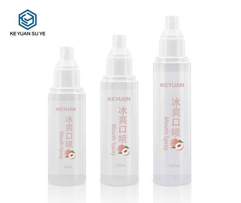 KY064 - Chai xit nap nghieng dung dich suc mieng/toner, nhua PET, 100-150ml