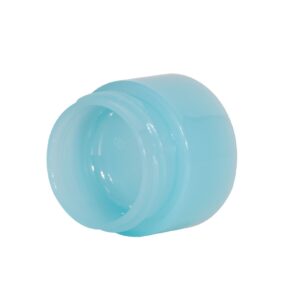 KY065PJ - Hũ Kem Mắt Nhựa PP 5ml Màu Xanh Nắp Vặn Trắng