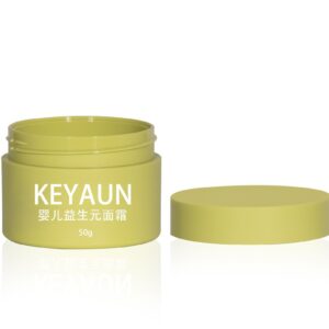 KY067PJ - Hu Kem My Pham Nhua PET 50g Mau Vang Nham Mo (Frosted)