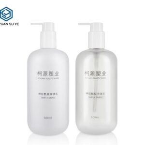 KY067 - Chai nhựa PET 500ml dung dau goi, sua tam gia dinh, nap bom hieu ung UV