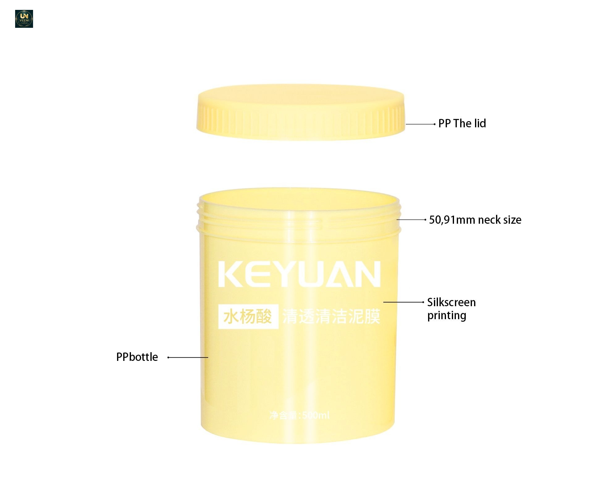 KY068PJ - Hu Nhua PP Mau Cam Dung My Pham, Mat Na U Toc