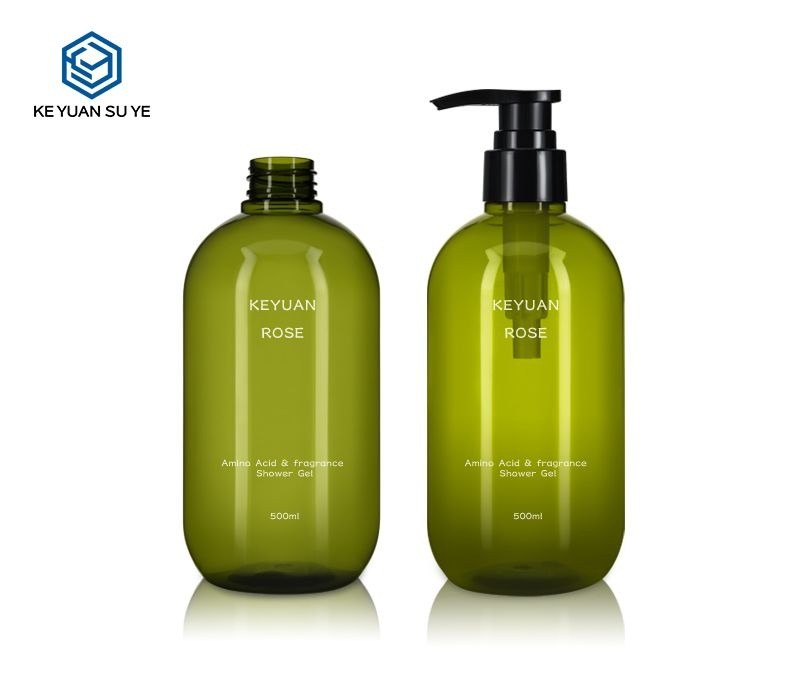 KY068 - Chai Nhựa PET 500ml Vòi Bơm Đựng Sữa Tắm, Dầu Gội, Nắp Hiệu Ứng UV