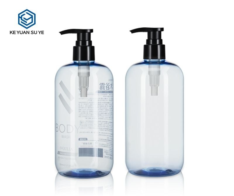 KY068 - Chai Nhựa PET 500ml Vòi Bơm Đựng Sữa Tắm, Dầu Gội, Nắp Hiệu Ứng UV