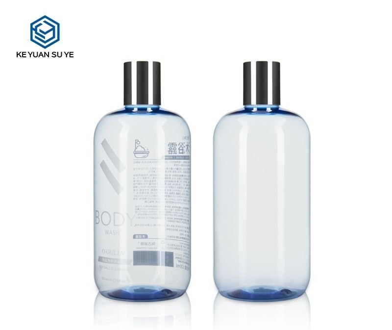 KY068 - Chai Nhựa PET 500ml Vòi Bơm Đựng Sữa Tắm, Dầu Gội, Nắp Hiệu Ứng UV
