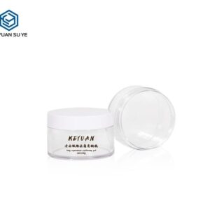 KY071PJ - Hu Kem Nhua PET Trong Suot Nap Van Trang 100g/120g/150g
